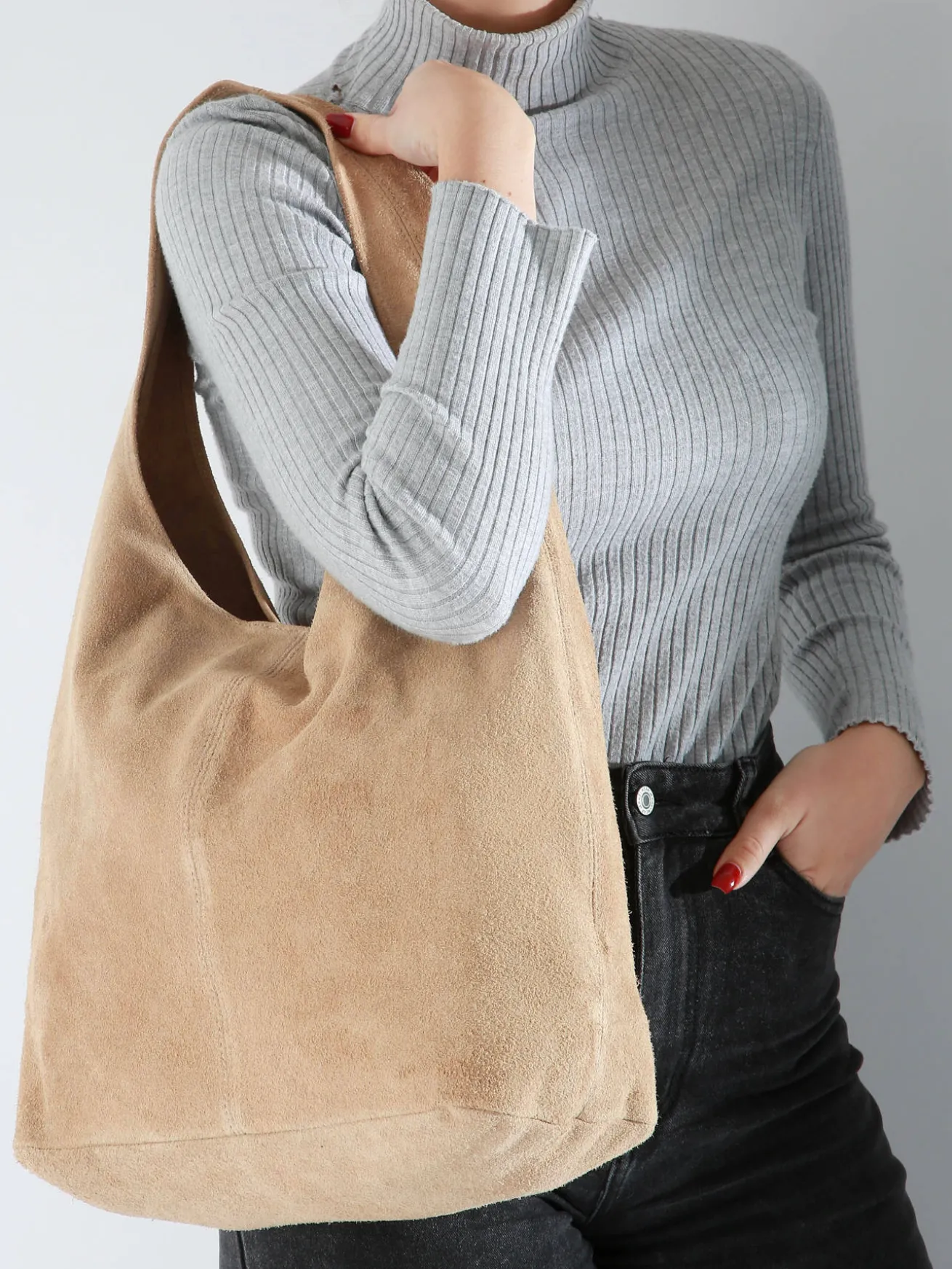 sac porté épaule Velvet cuir MILANO