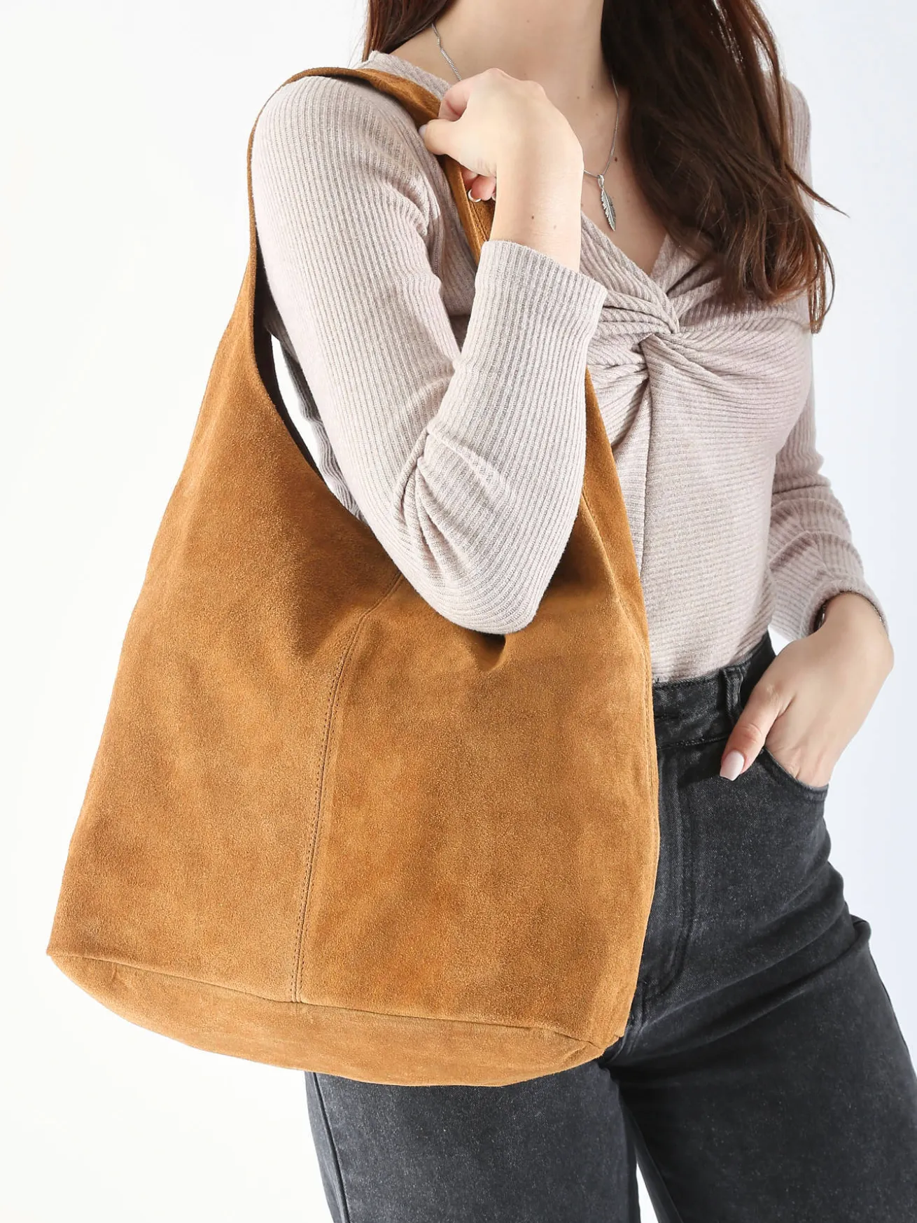sac porté épaule Velvet cuir MILANO