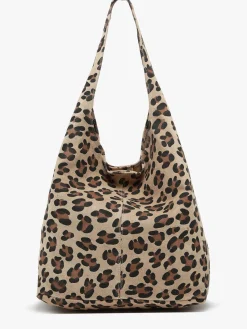 sac porté épaule Velvet leopardo cuir MILANO