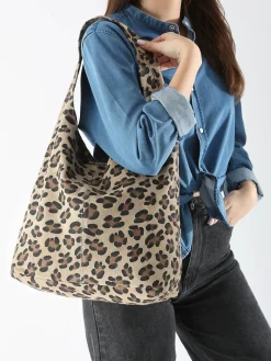 sac porté épaule Velvet leopardo cuir MILANO