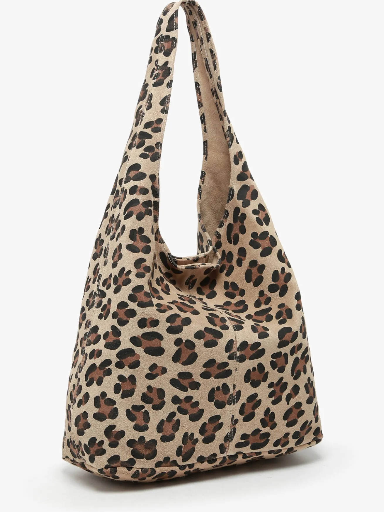 sac porté épaule Velvet leopardo cuir MILANO