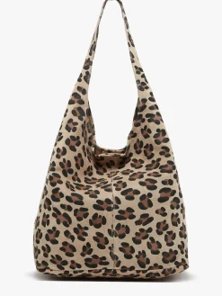sac porté épaule Velvet leopardo cuir MILANO