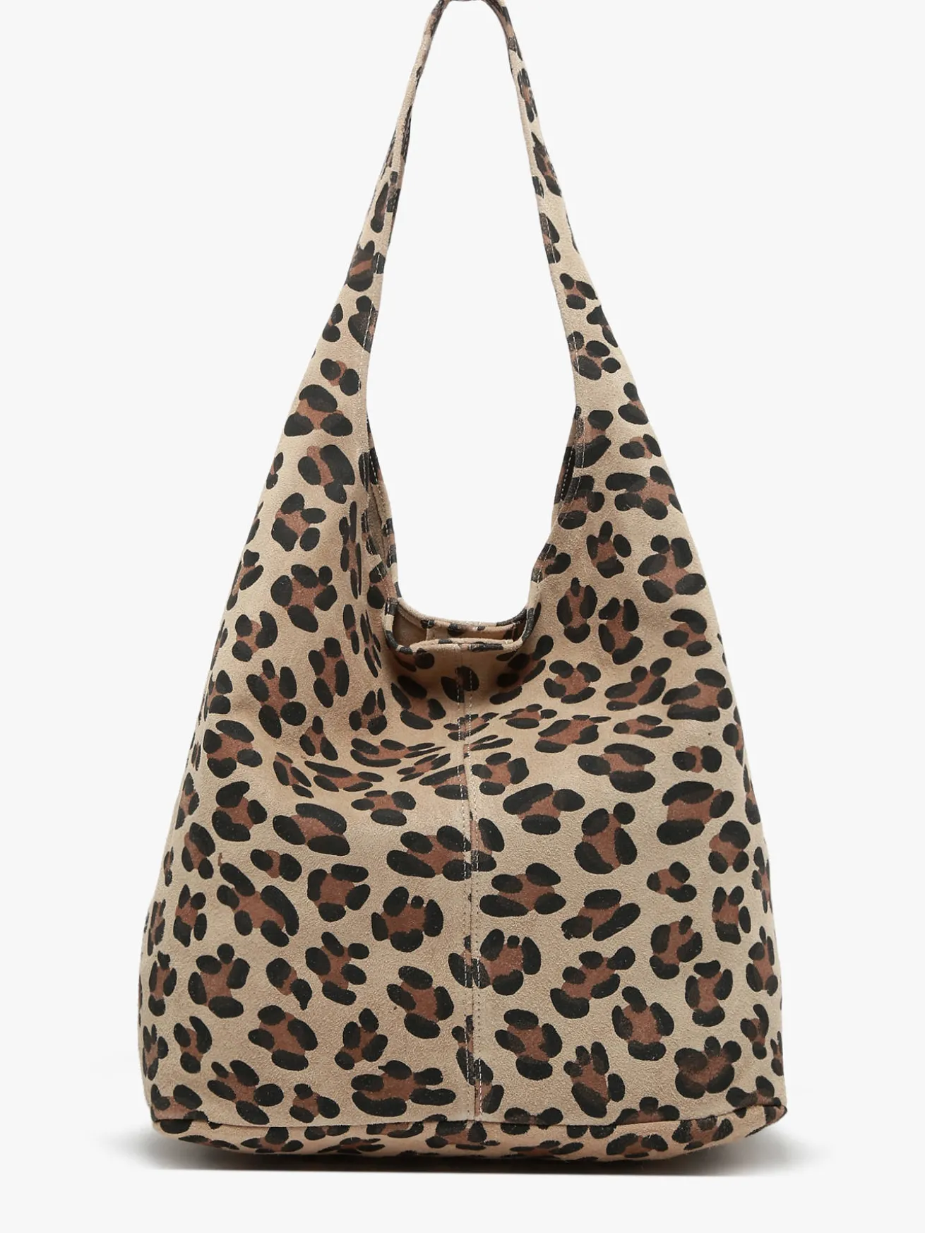 sac porté épaule Velvet leopardo cuir MILANO
