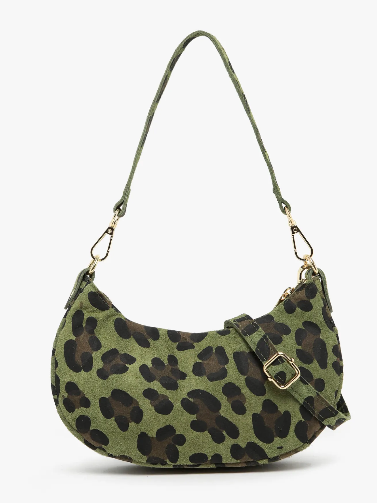sac porté épaule Velvet leopardo cuir MILANO