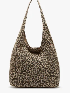 sac porté épaule Velvet leopardo cuir MILANO