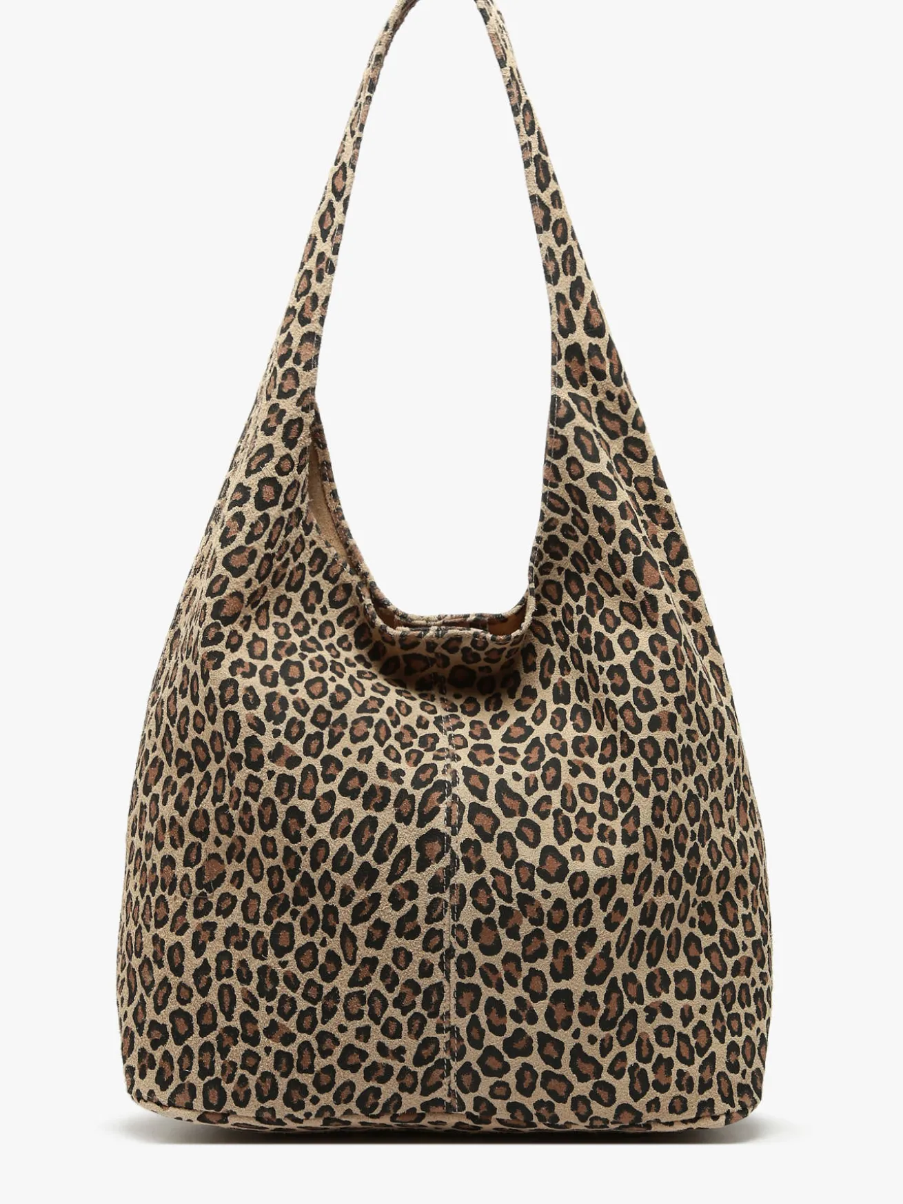 sac porté épaule Velvet leopardo cuir MILANO