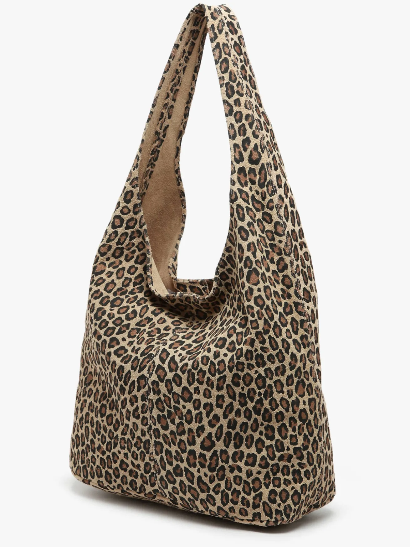 sac porté épaule Velvet leopardo cuir MILANO