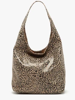 sac porté épaule Velvet leopardo cuir MILANO
