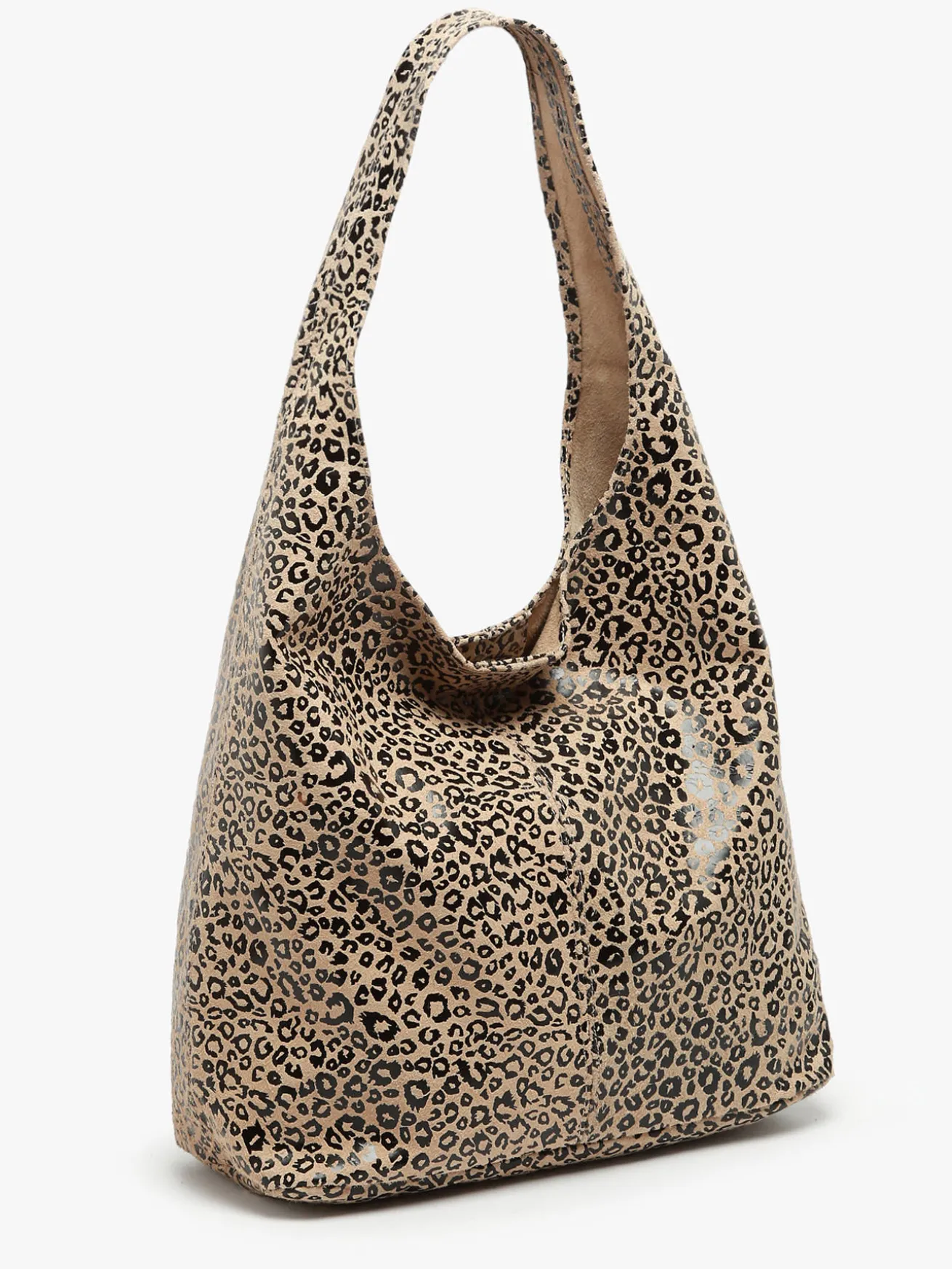 sac porté épaule Velvet leopardo cuir MILANO