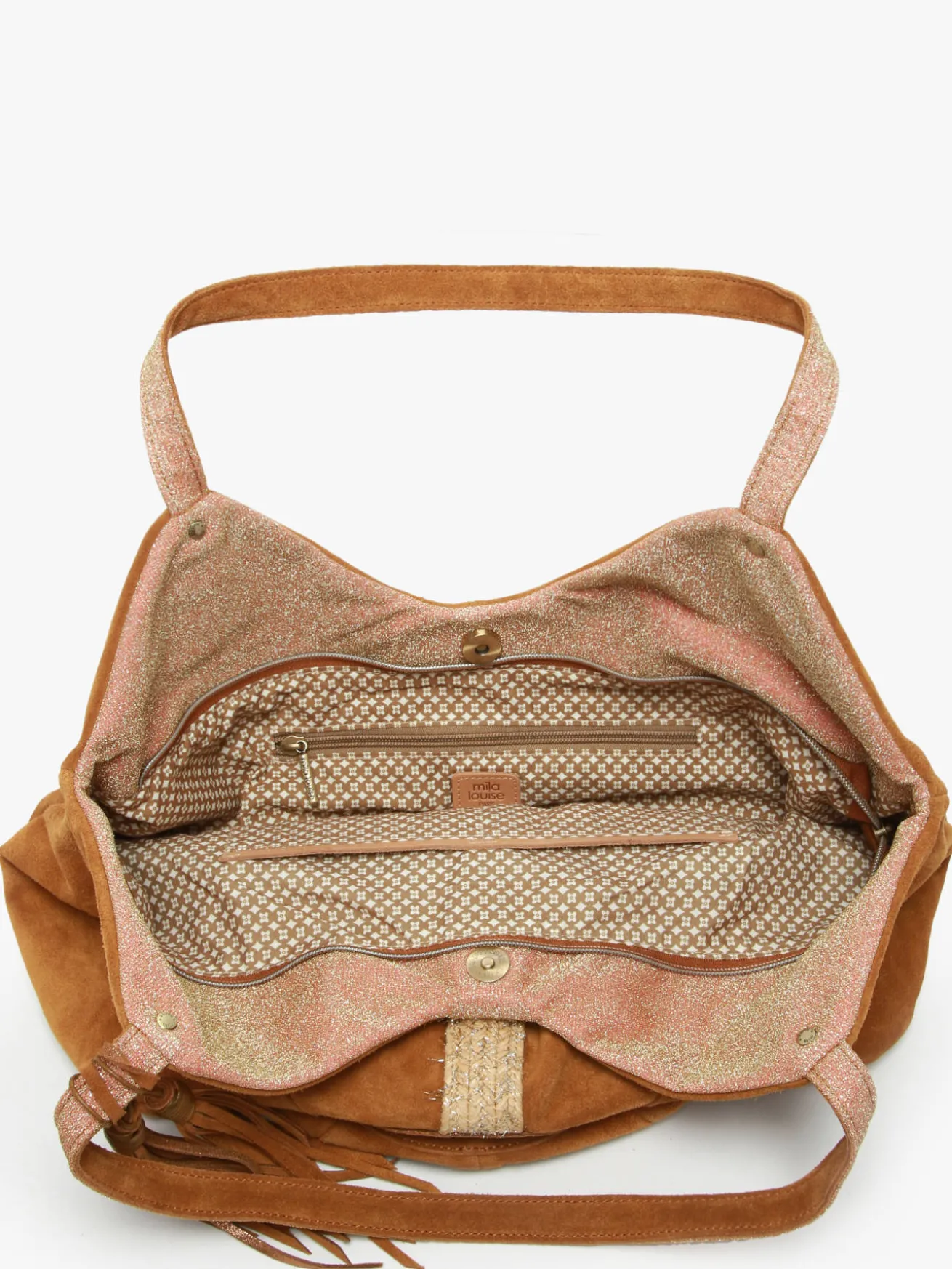 sac porté épaule Vintage cuir MILA LOUISE