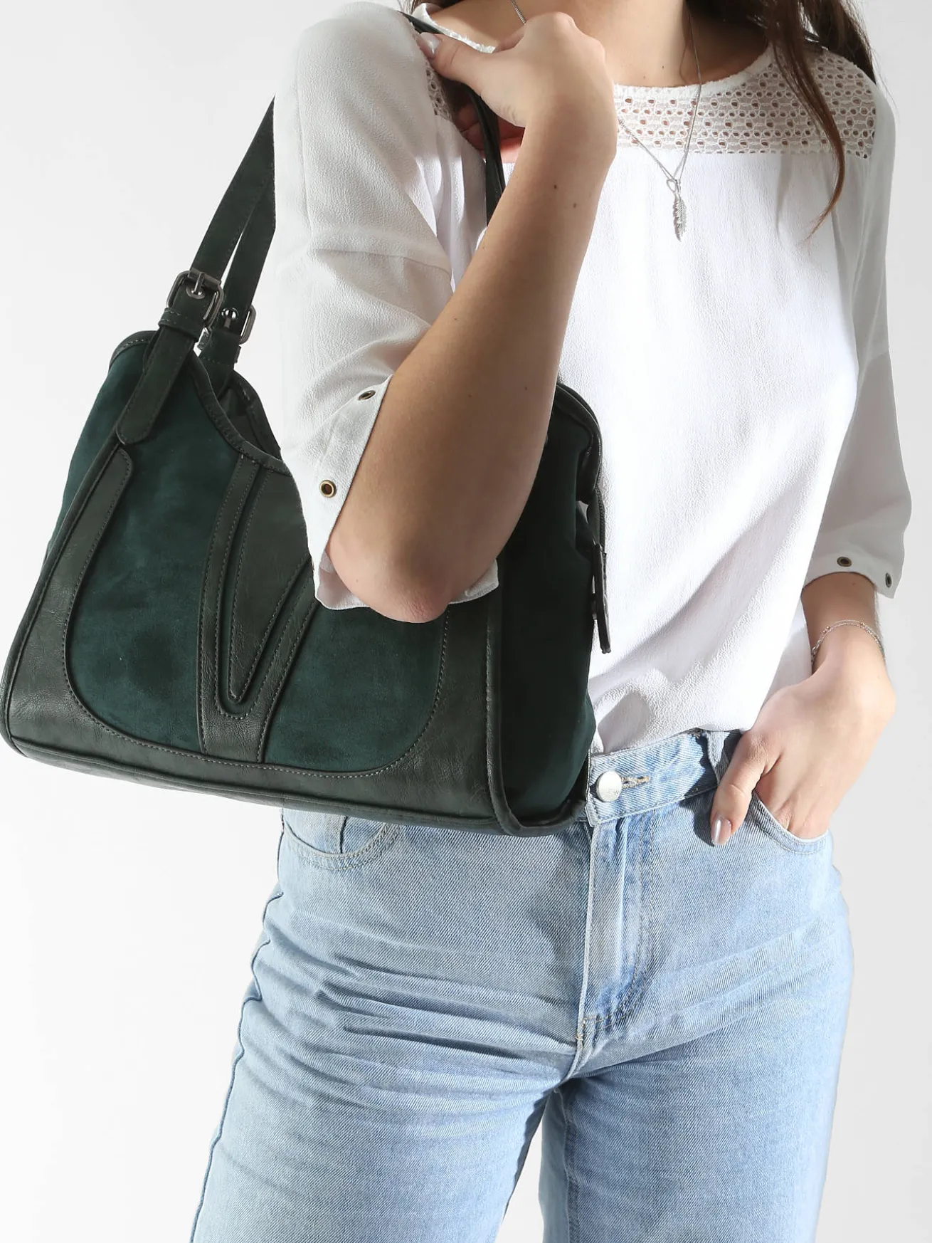 Sac porté épaule Winter velvet MINIPRIX
