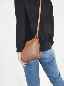Sac porté travers zippé S Le Foulonné cuir LONGCHAMP