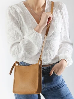 Sac porté travers zippé S Le Foulonné cuir LONGCHAMP