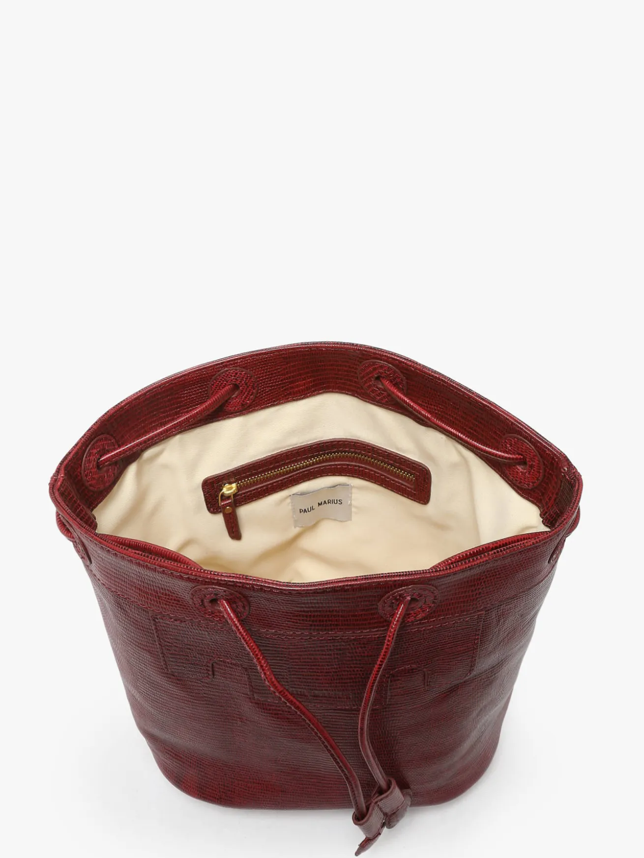 Sac seau La suite 1960 cuir PAUL MARIUS