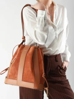 Sac seau M Elles cuir LANCEL
