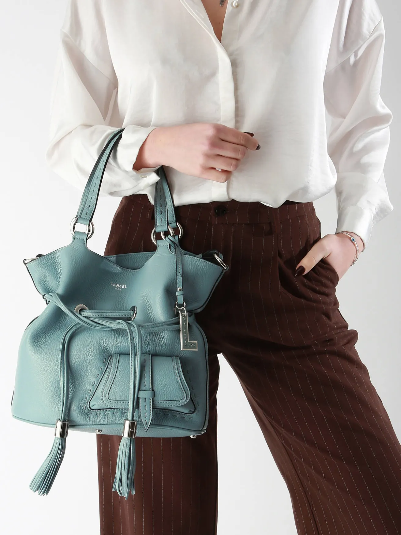 Sac seau M Premier flirt cuir LANCEL