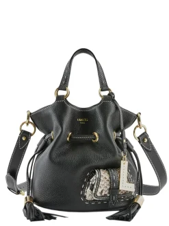 Sac seau S Premier Flirt Python cuir LANCEL