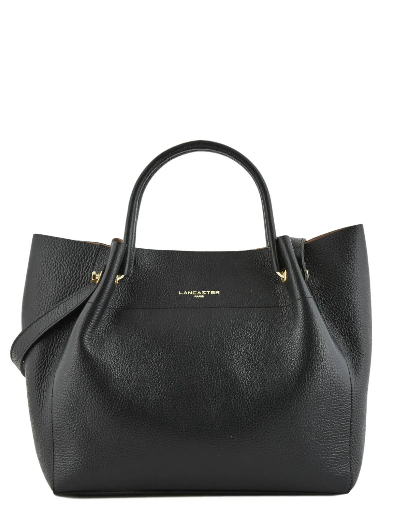 Sac shopping Foulonne double cuir LANCASTER