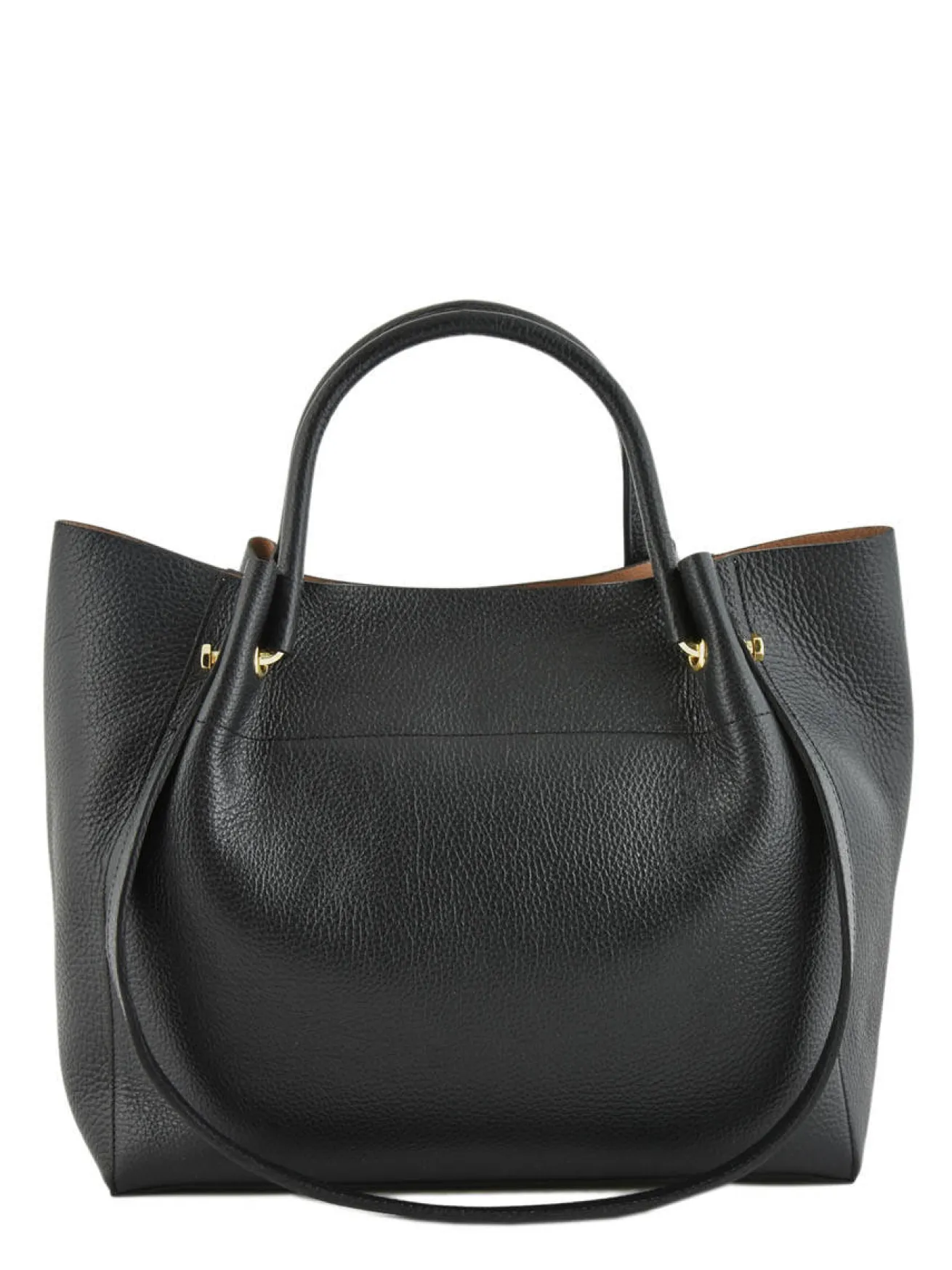 Sac shopping Foulonne double cuir LANCASTER