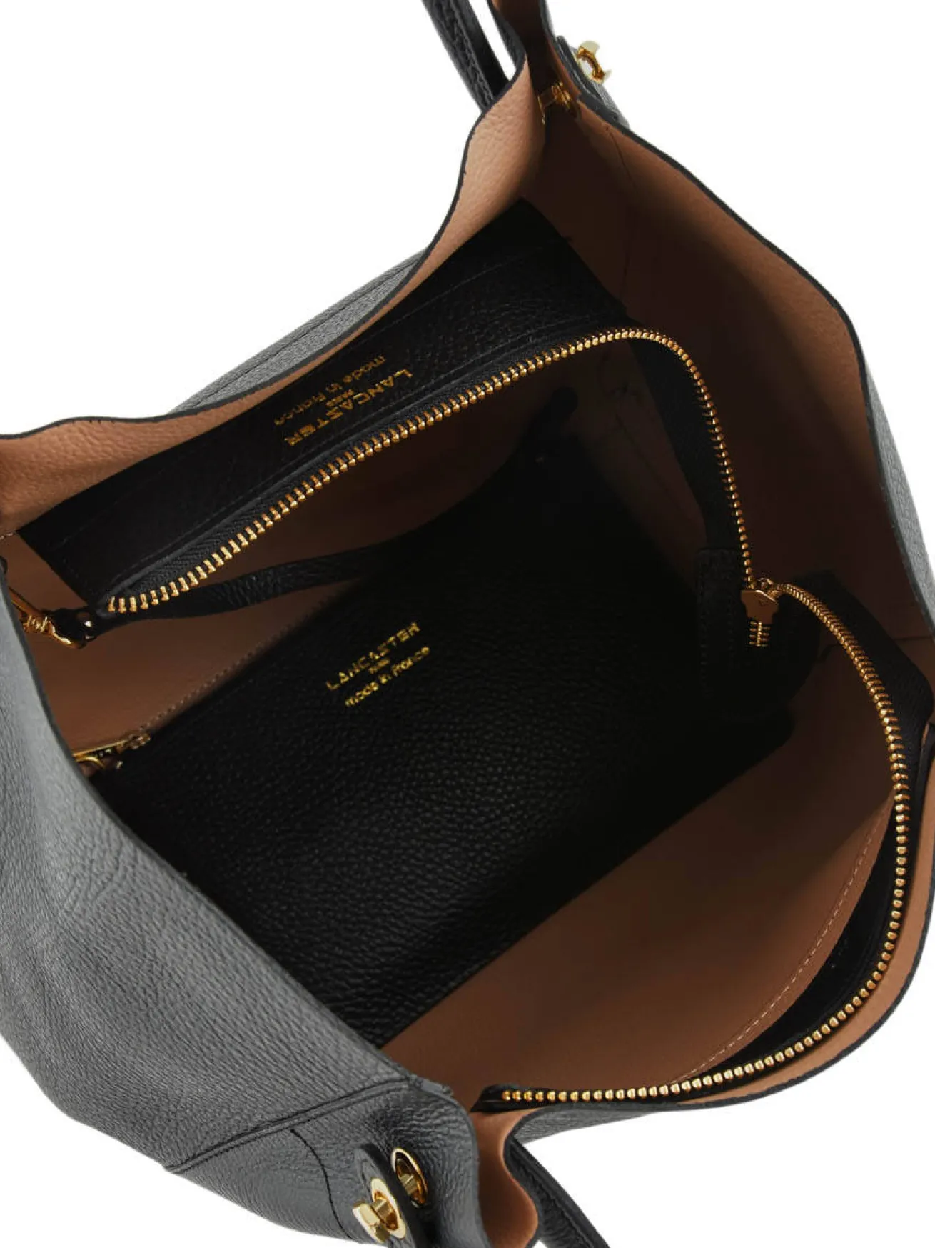Sac shopping Foulonne double cuir LANCASTER