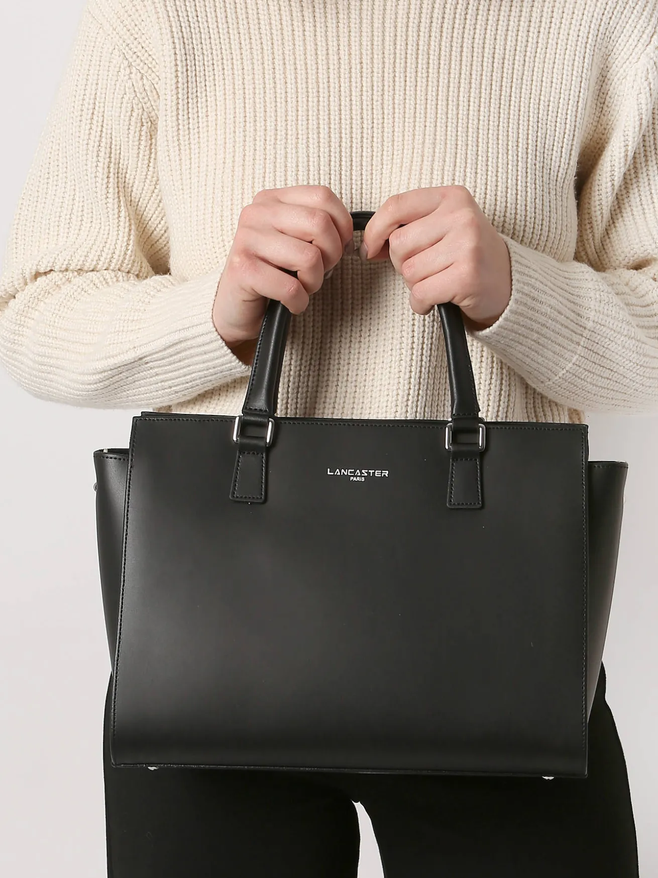 Sac trapèze Smooth cuir LANCASTER