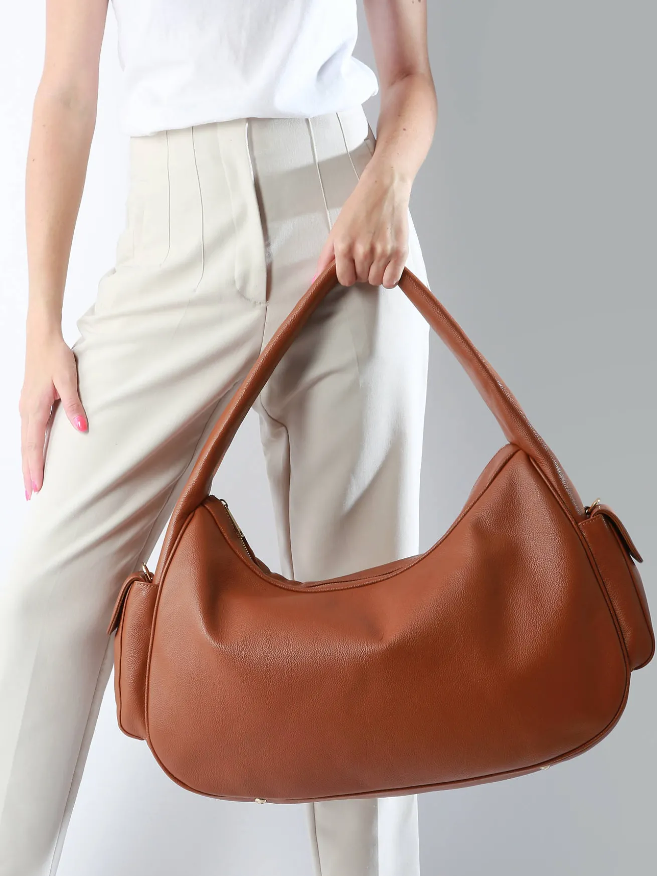 Sac trotteur Julia x Lancaster cuir LANCASTER