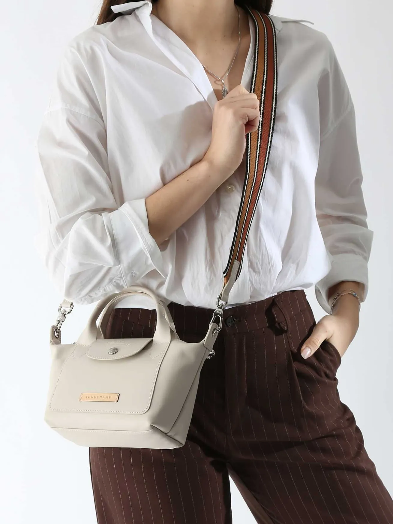 Sac XS Le pliage du jardinier cuir LONGCHAMP