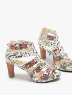 Sandales à talon en cuir LAURA VITA