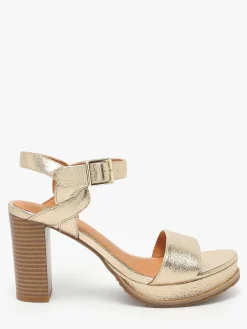 Sandales à talon Jain en cuir MAM'ZELLE