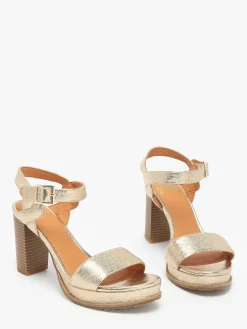 Sandales à talon Jain en cuir MAM'ZELLE