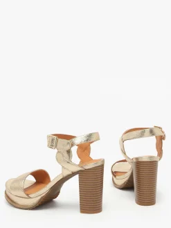 Sandales à talon Jain en cuir MAM'ZELLE