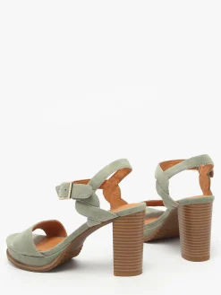Sandales à talon Jain en cuir MAM'ZELLE
