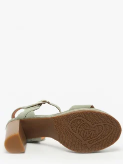 Sandales à talon Jain en cuir MAM'ZELLE