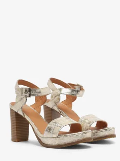 Sandales à talon Jain en cuir MAM'ZELLE