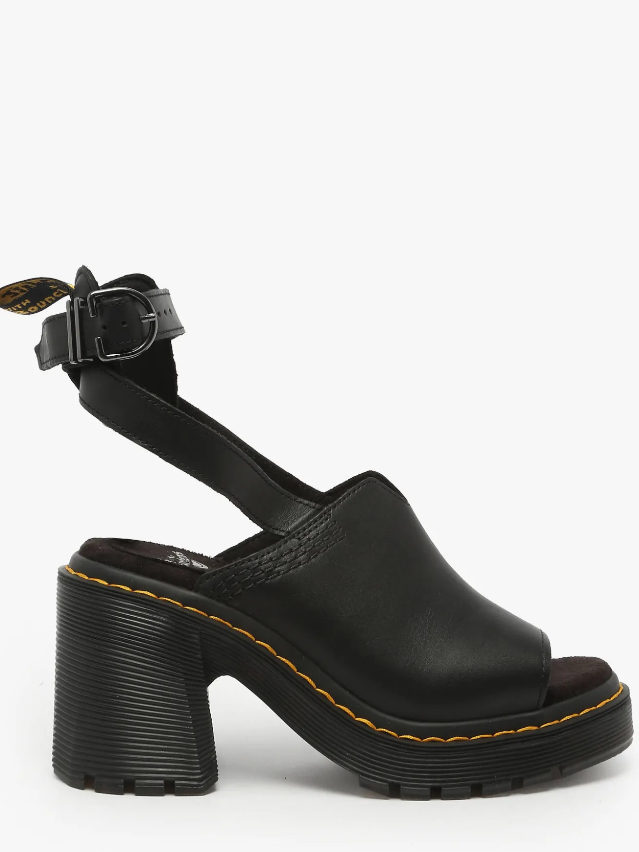 Sandales à talon Millee Strap en cuir DR MARTENS