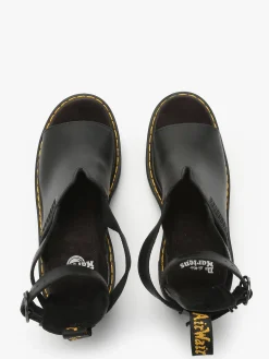 Sandales à talon Millee Strap en cuir DR MARTENS
