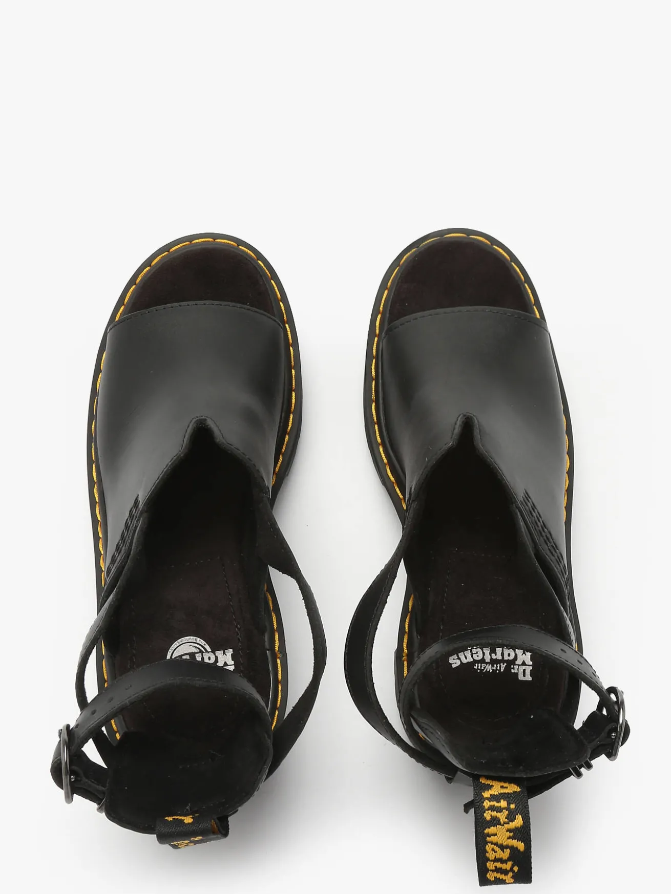Sandales à talon Millee Strap en cuir DR MARTENS