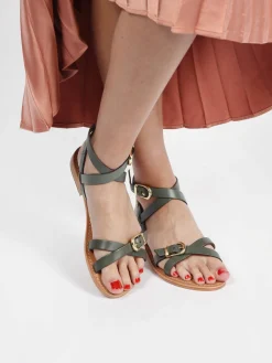 Sandales Hepana en cuir LES TROPEZIENNES