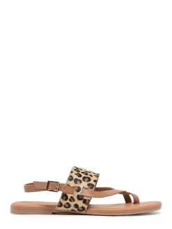 Sandales Lala en cuir PIECES
