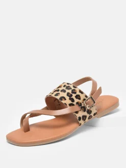 Sandales Lala en cuir PIECES