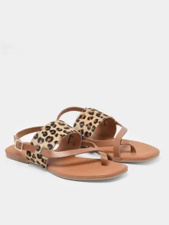 Sandales Lala en cuir PIECES