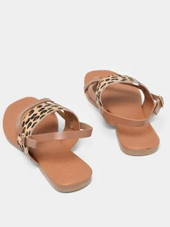 Sandales Lala en cuir PIECES