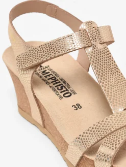 Sandales Liviane Havana en cuir MEPHISTO
