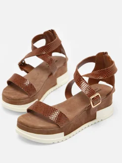 Sandales Nablier en cuir METAMORF'OSE