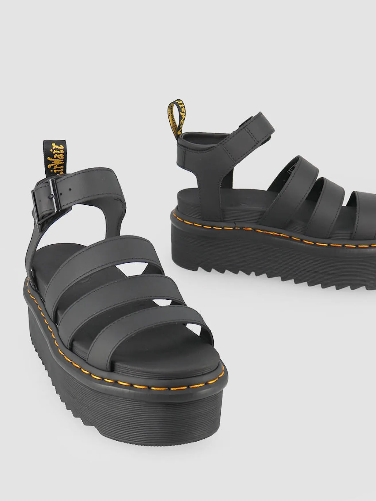 Sandales plateformes Blaire Quad Hydro en cuir DR MARTENS