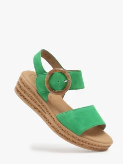 Sandales semelle compensée en cuir GABOR