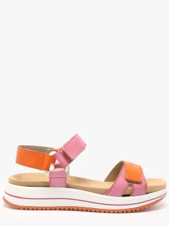 Sandales semelle compensée en cuir REMONTE