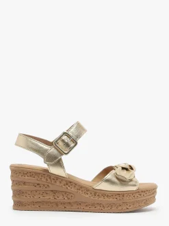 Sandales semelle compensée en cuir GABOR