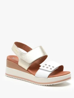Sandales velcro en cuir MEPHISTO