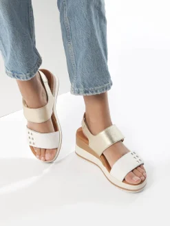 Sandales velcro en cuir MEPHISTO
